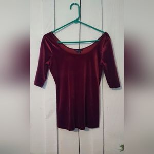 Banana Republic velour top